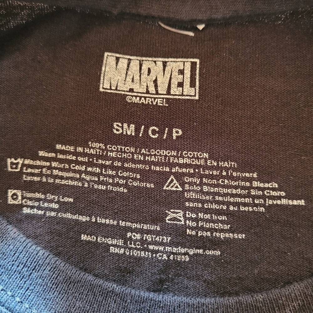 Spiderman Marvel Men's Black T-Shirt Sz: S - Picture 7 of 7
